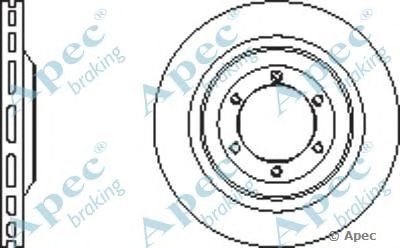 APEC BRAKING dsk2664 -  Тормозной диск